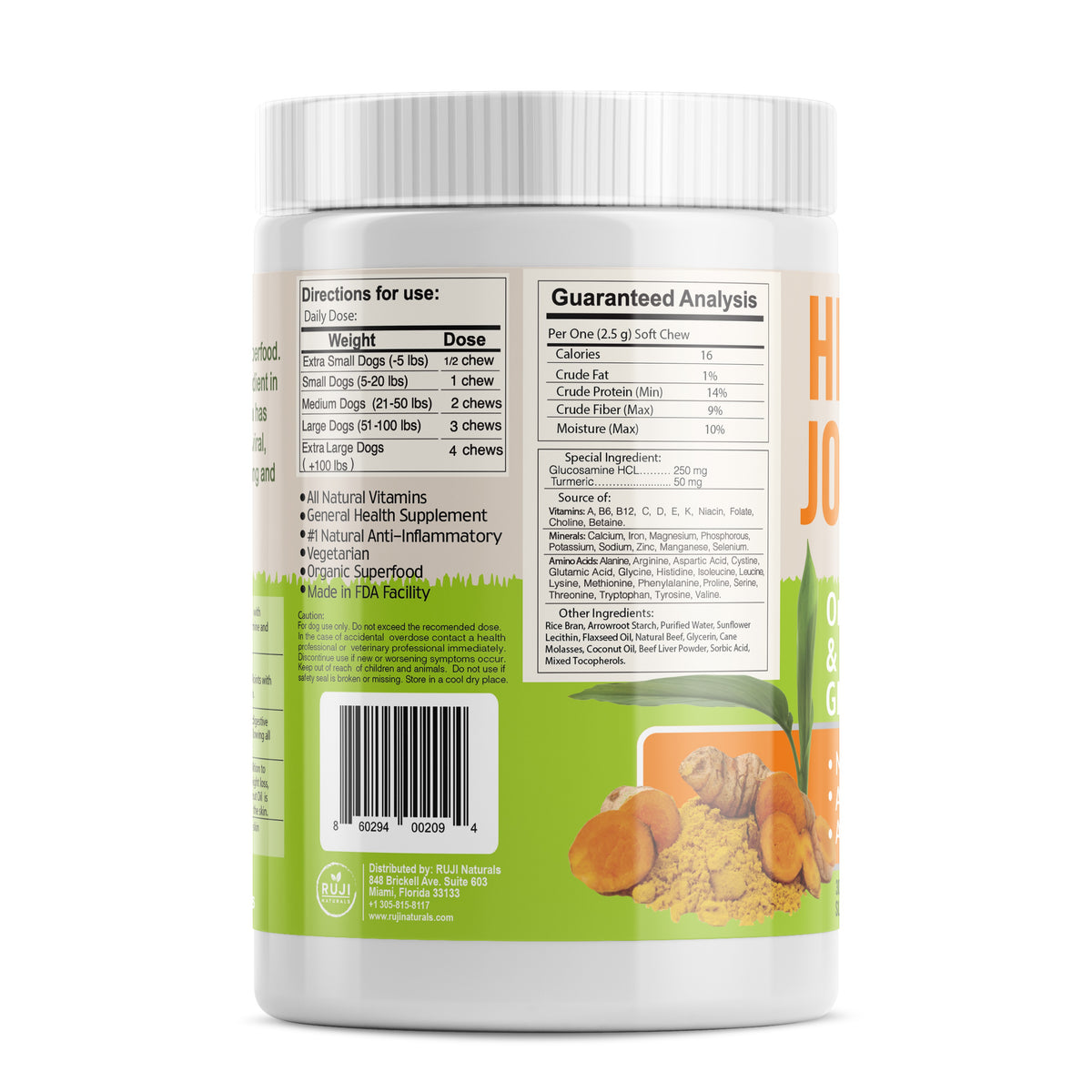 Hip + Joint Superfood Supplement Chews
